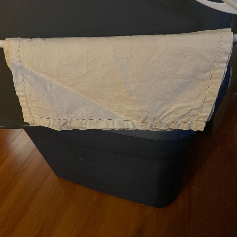 Nice plain white napkins